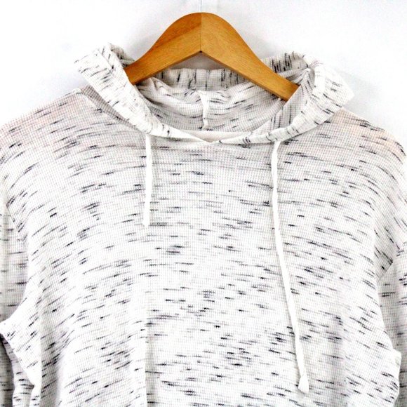 Rustic Souls Hoodie Womens White Pullover Knit Drawstring Hooded Size Medium M - Picture 5 of 9